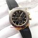 Swiss Copy Rolex Daytona Watch Gold Black Dial Ceramic Bezel Rubber Band (2)_th.jpg